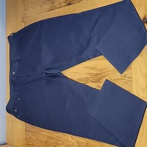 J. Hilburn men's 39x32 relaxed fit navy blue denim dress jeans